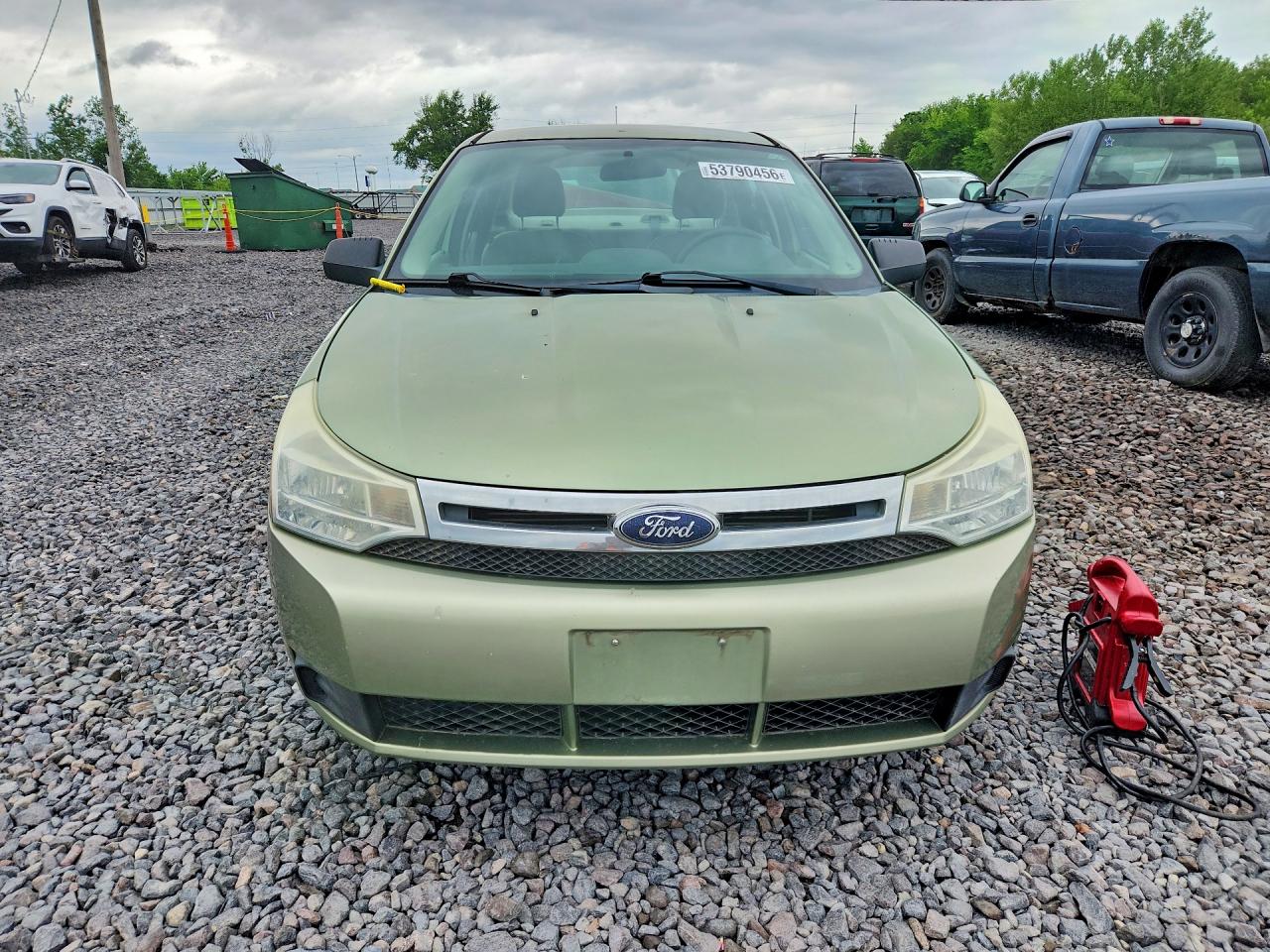2008 Ford Focus Green vin: 1FAHP35N68W113311