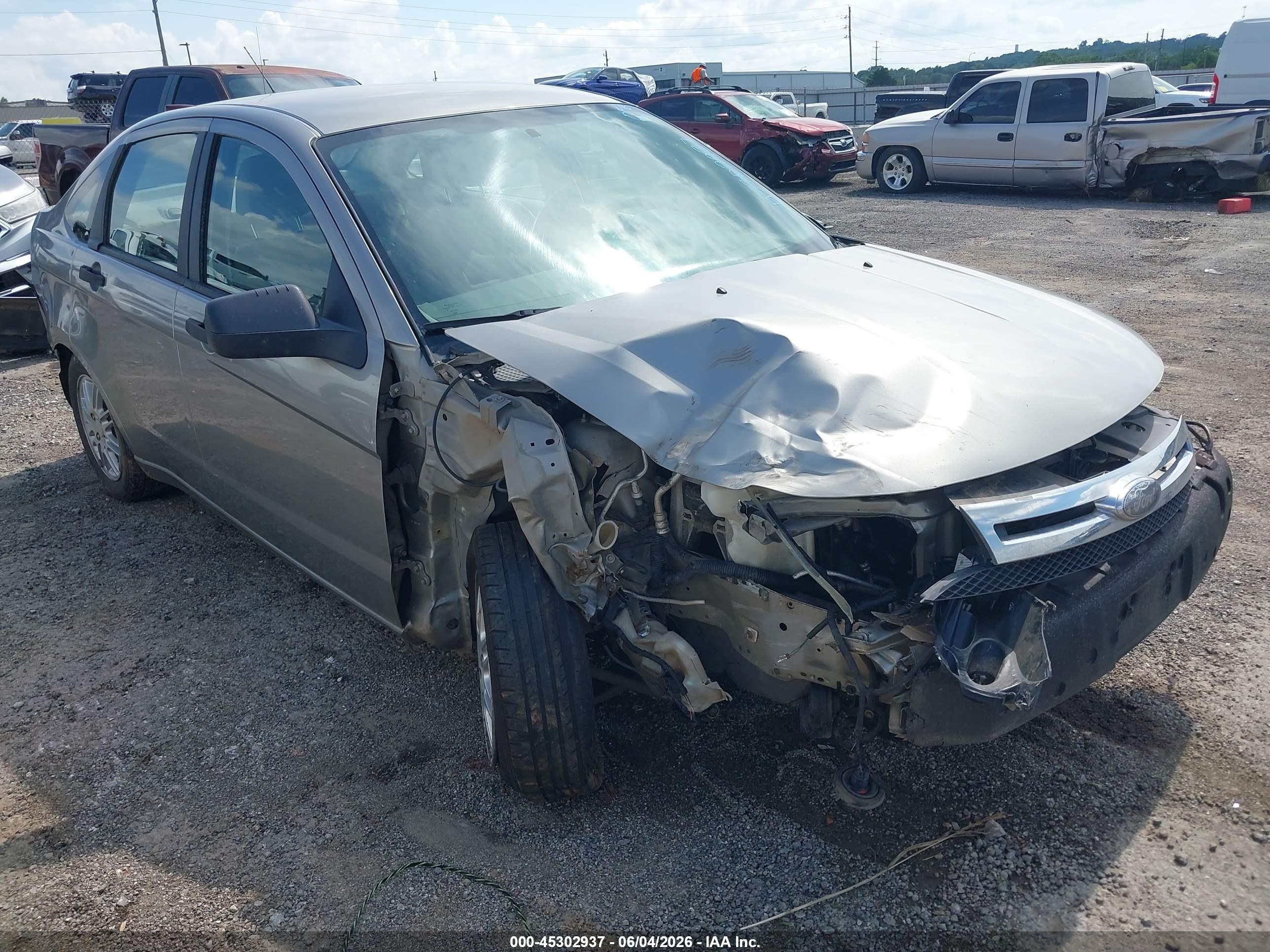2008 Ford Focus Se/ses Gray vin: 1FAHP35N68W182385