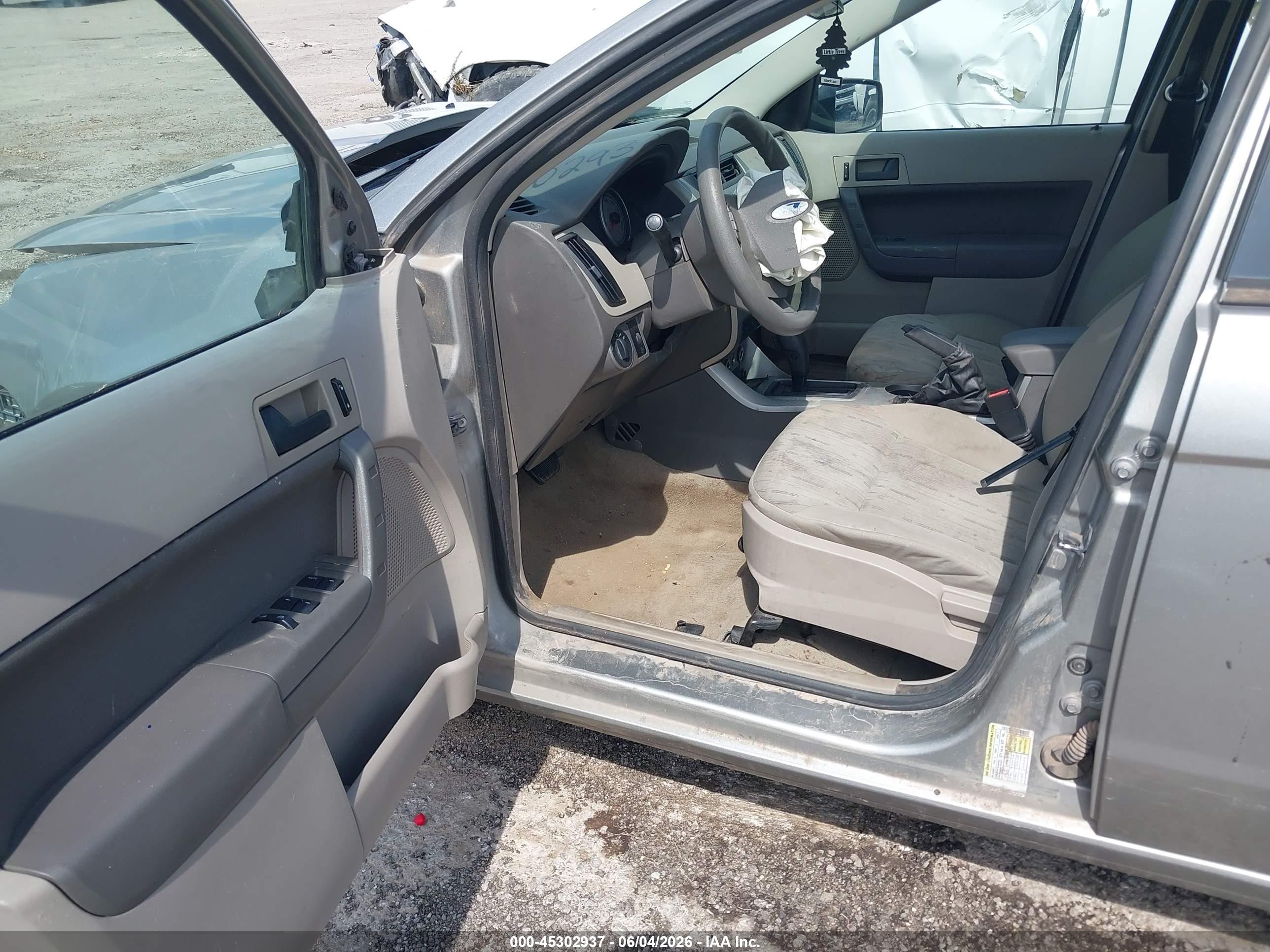 2008 Ford Focus Se/ses Gray vin: 1FAHP35N68W182385