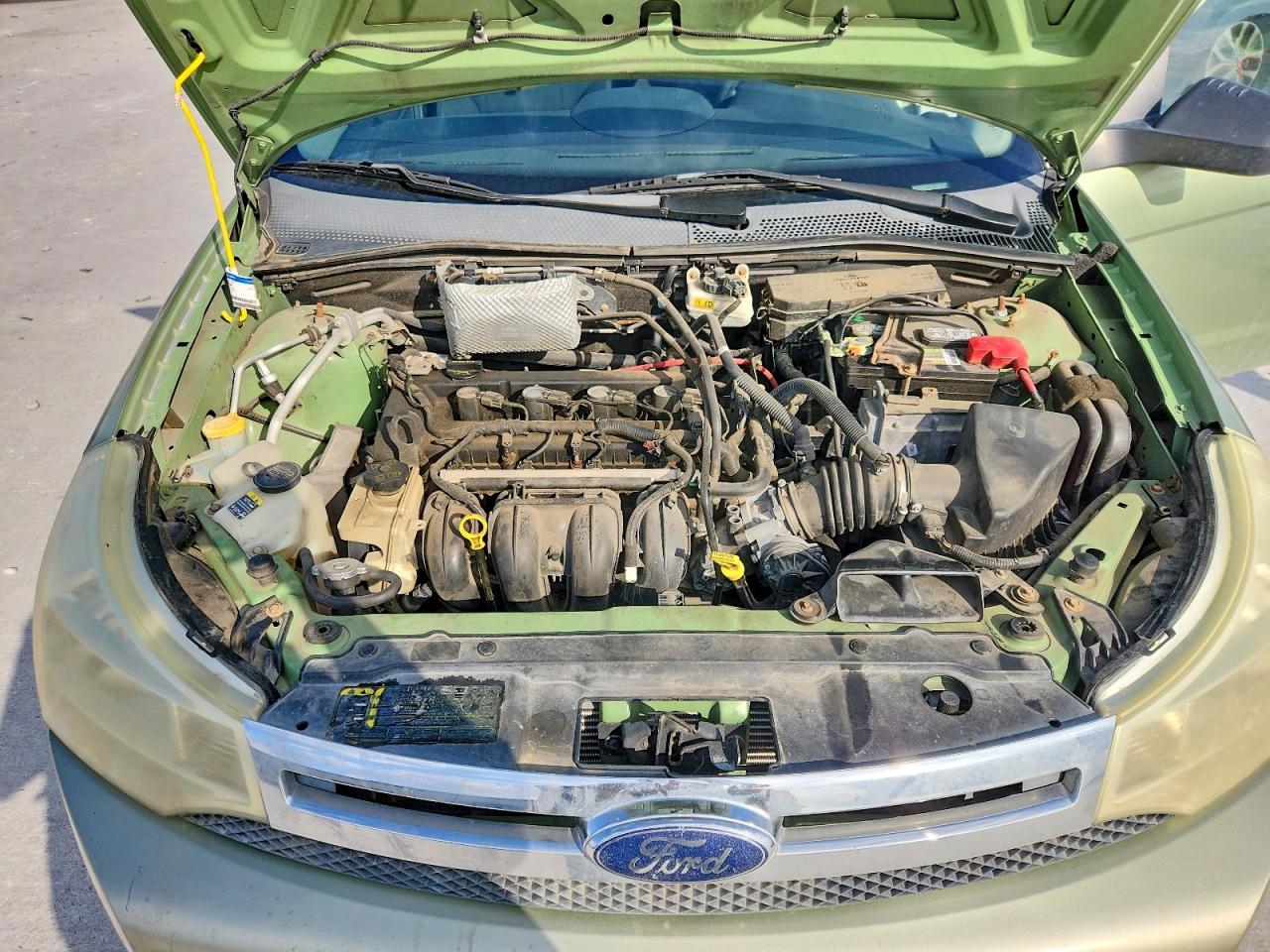 2008 Ford Focus Se Green vin: 1FAHP35N68W186548