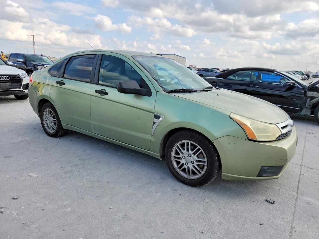 2008 Ford Focus Se Green vin: 1FAHP35N68W186548