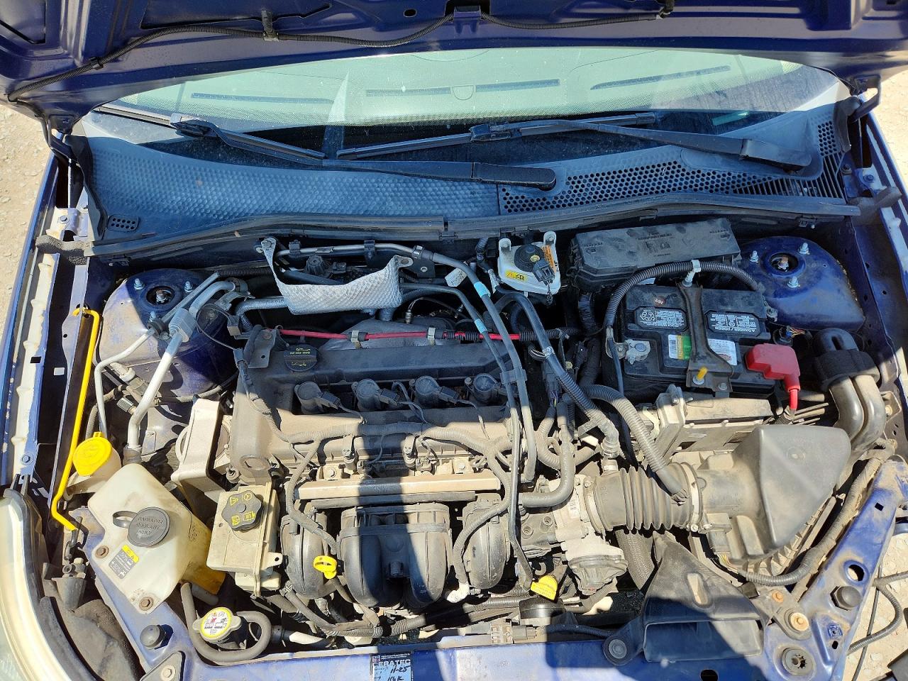 2008 Ford Focus Se Blue vin: 1FAHP35N68W217765