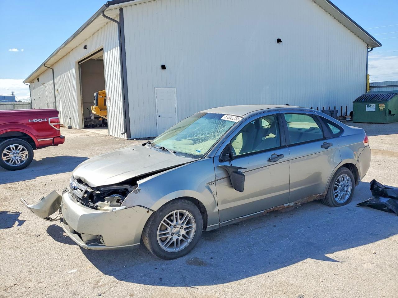 2008 Ford Focus Se Tan vin: 1FAHP35N68W230404
