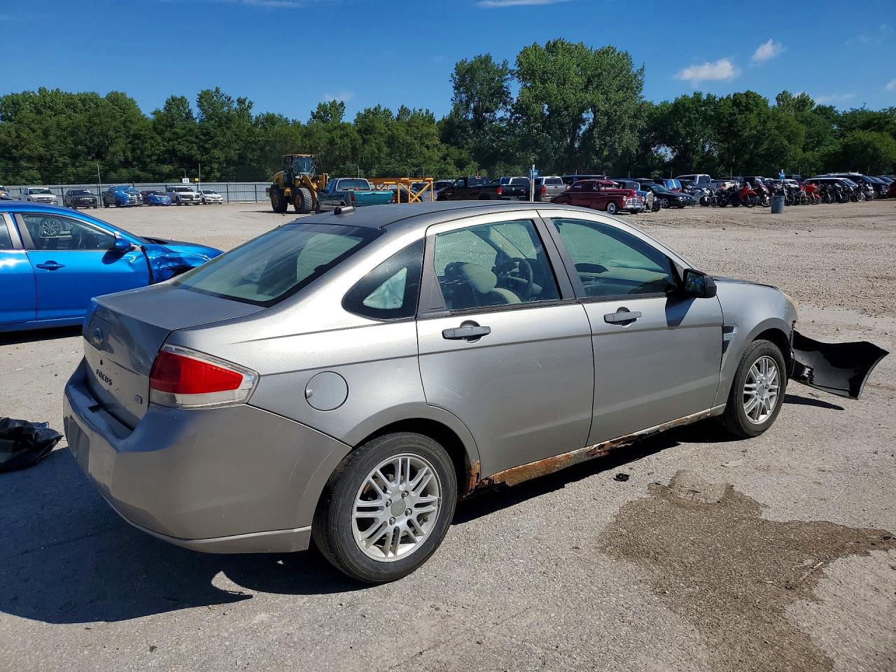 2008 Ford Focus Se Tan vin: 1FAHP35N68W230404