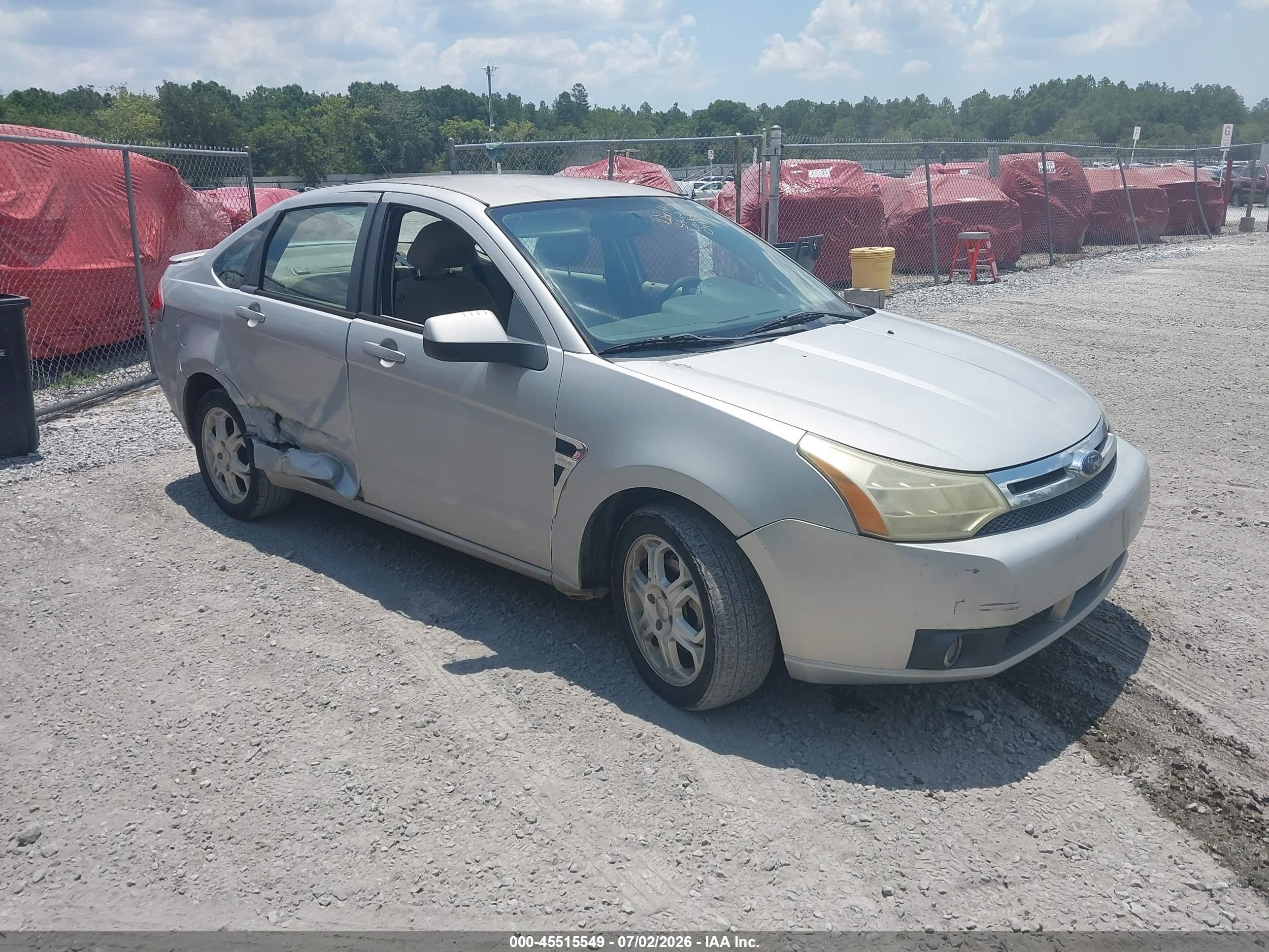 2008 Ford Focus Ses Silver vin: 1FAHP35N68W273589