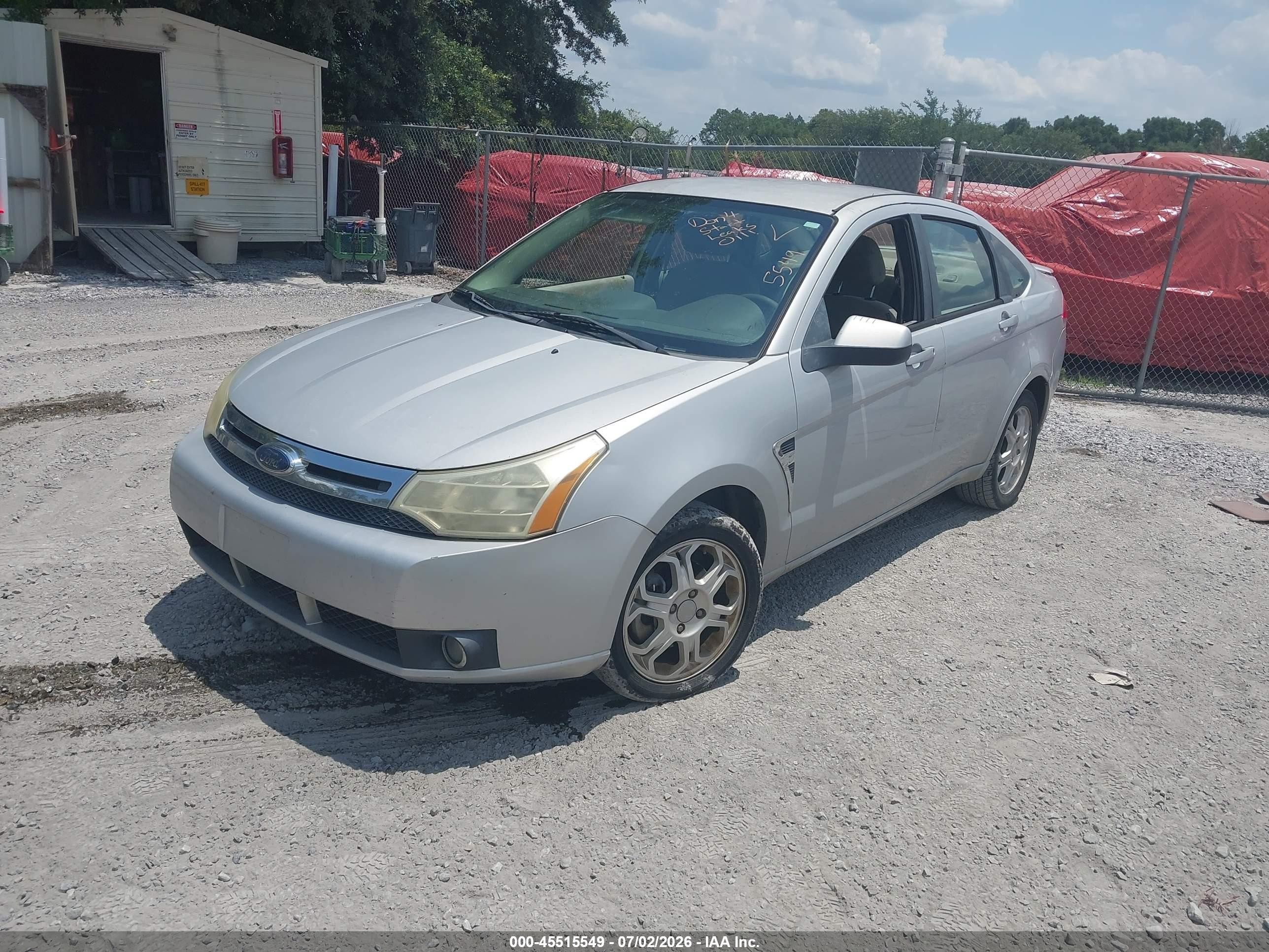 2008 Ford Focus Ses Silver vin: 1FAHP35N68W273589