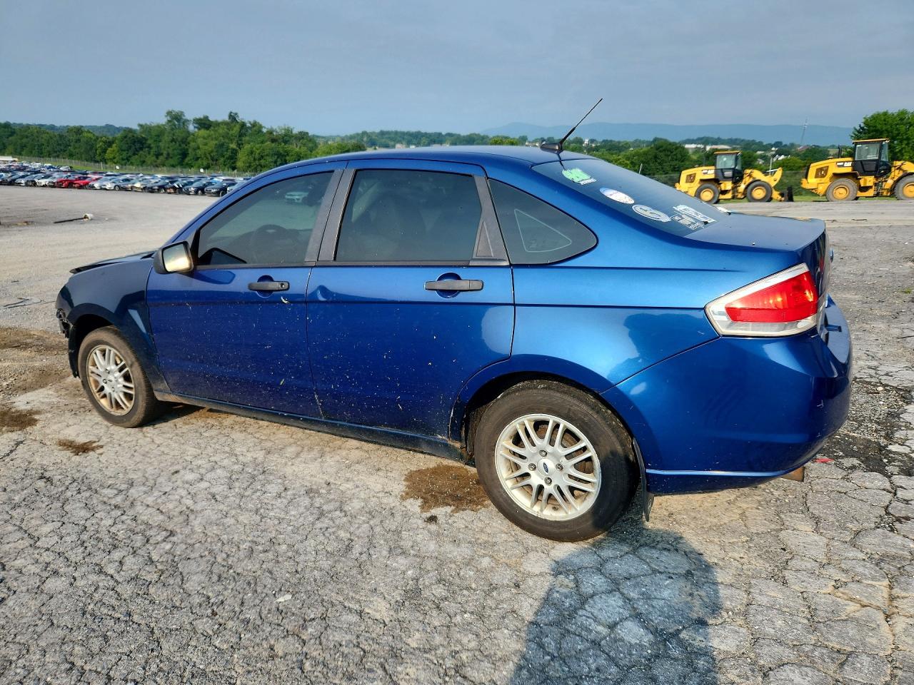 2009 Ford Focus Se Blue vin: 1FAHP35N69W122480