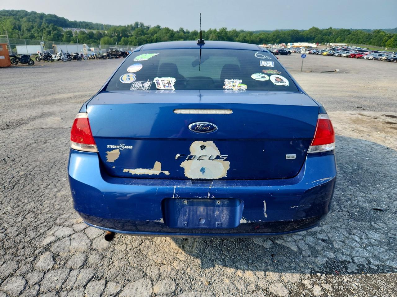2009 Ford Focus Se Blue vin: 1FAHP35N69W122480