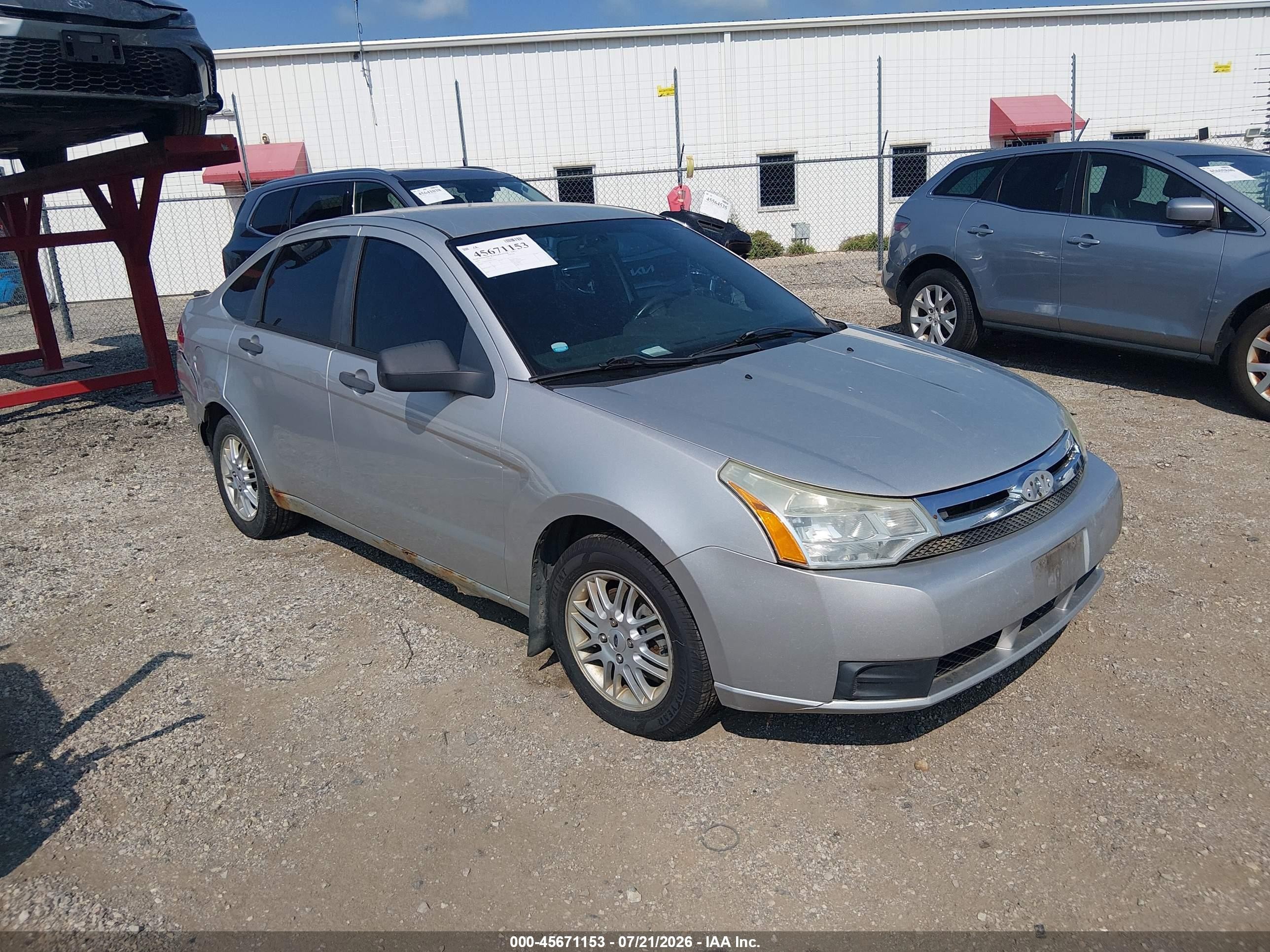 2009 Ford Focus Se Серебряный vin: 1FAHP35N69W259063