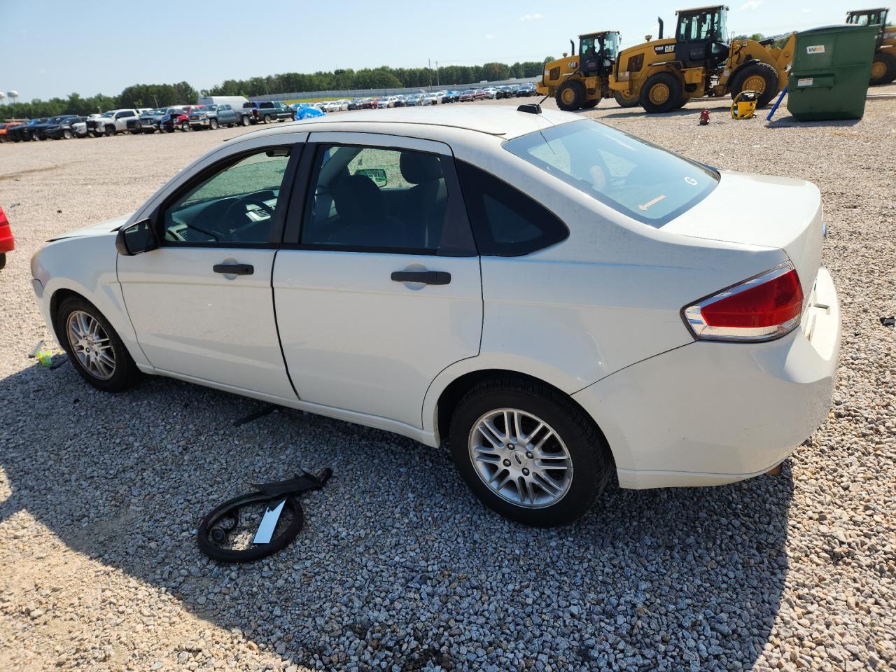 2009 Ford Focus Se White vin: 1FAHP35N79W110340