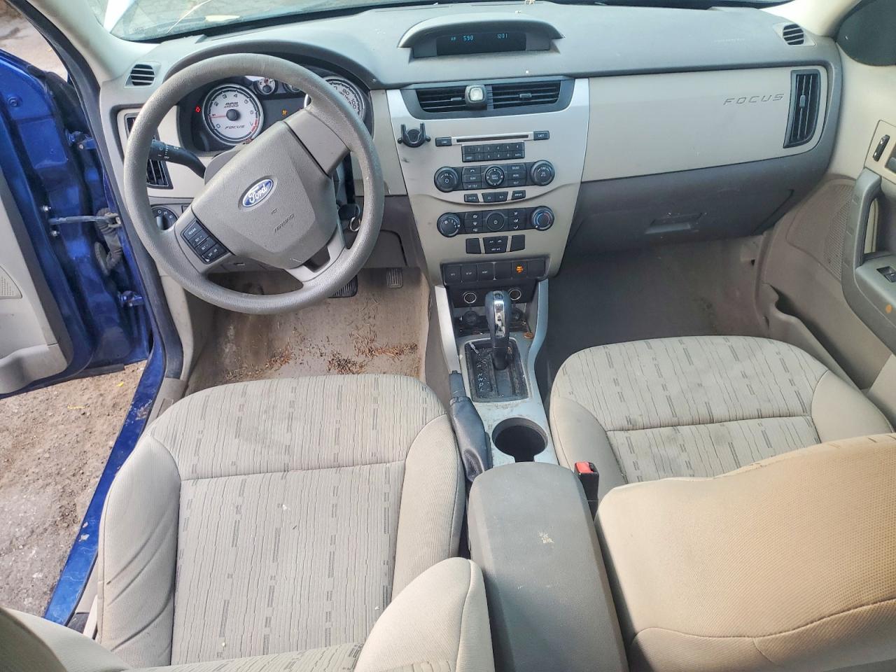 2009 Ford Focus Se Blue vin: 1FAHP35N79W132080