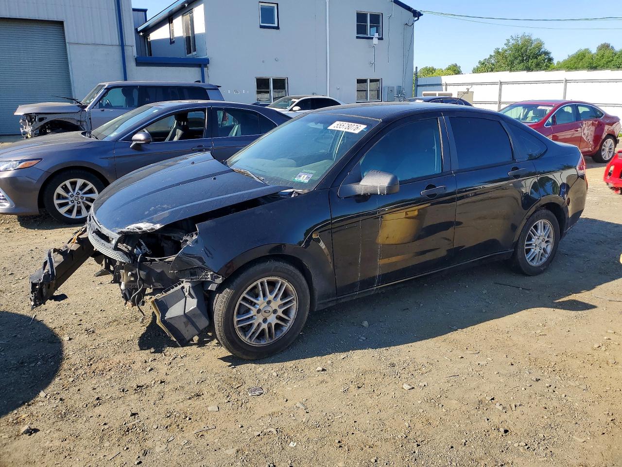 2009 Ford Focus Se Black vin: 1FAHP35N79W156069