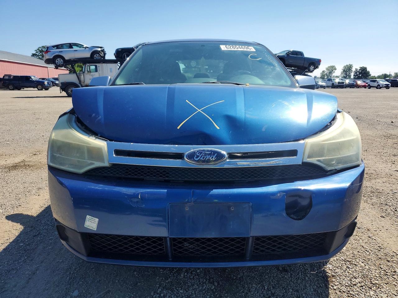 2009 Ford Focus Se Blue vin: 1FAHP35N79W200507