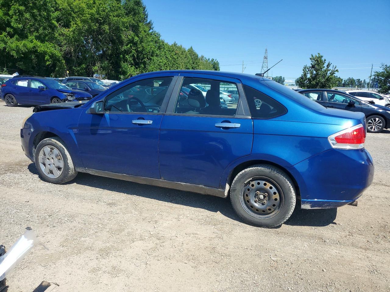 2009 Ford Focus Se Blue vin: 1FAHP35N79W200507