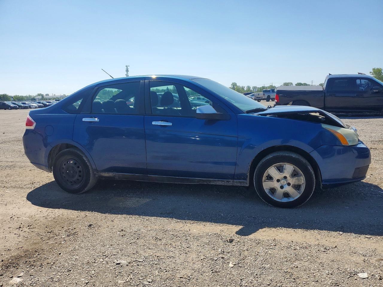 2009 Ford Focus Se Blue vin: 1FAHP35N79W200507