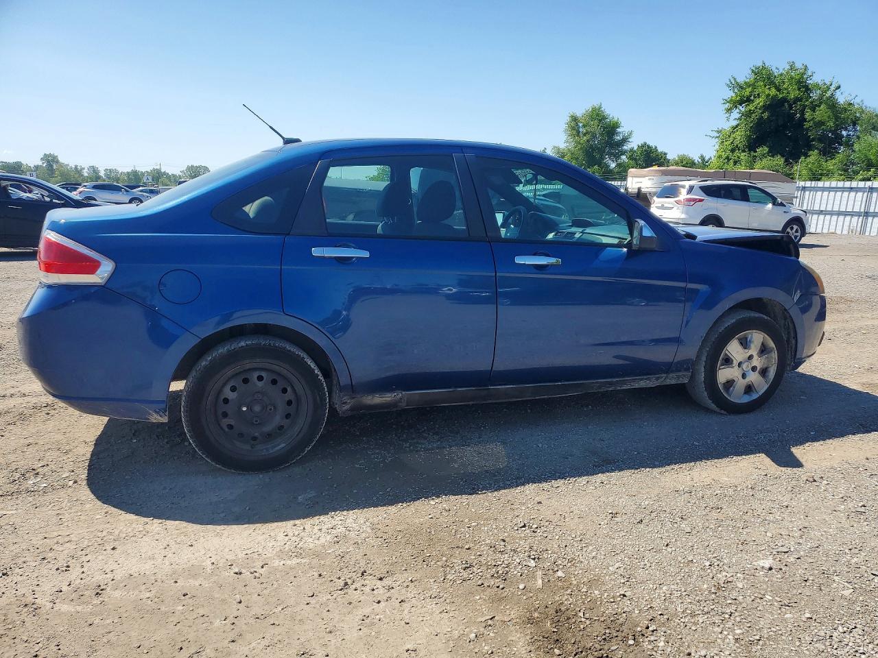 2009 Ford Focus Se Blue vin: 1FAHP35N79W200507