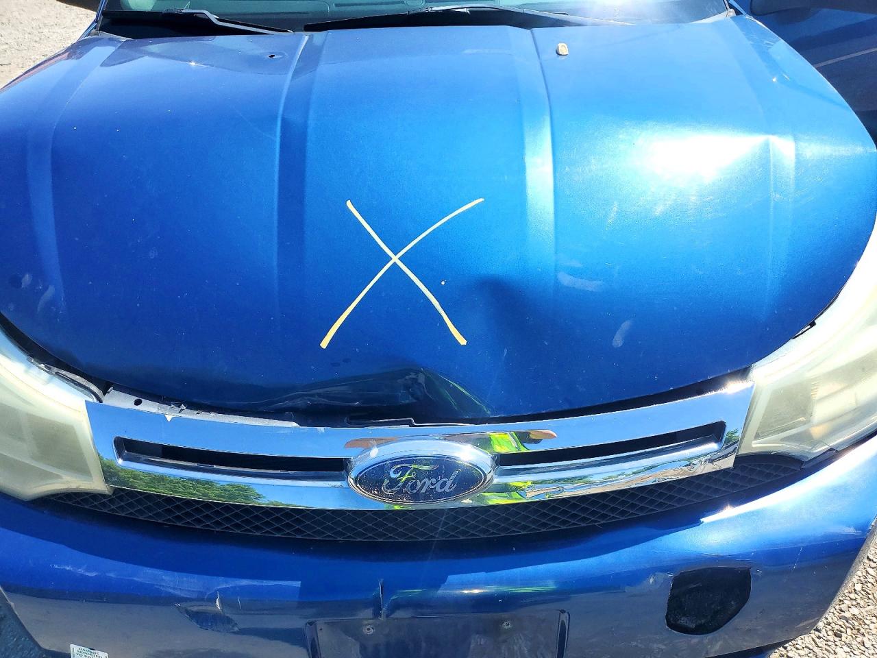 2009 Ford Focus Se Blue vin: 1FAHP35N79W200507