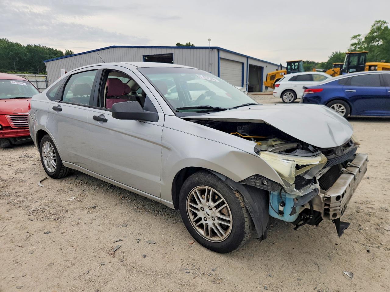 2009 Ford Focus Se Серебряный vin: 1FAHP35N79W234091