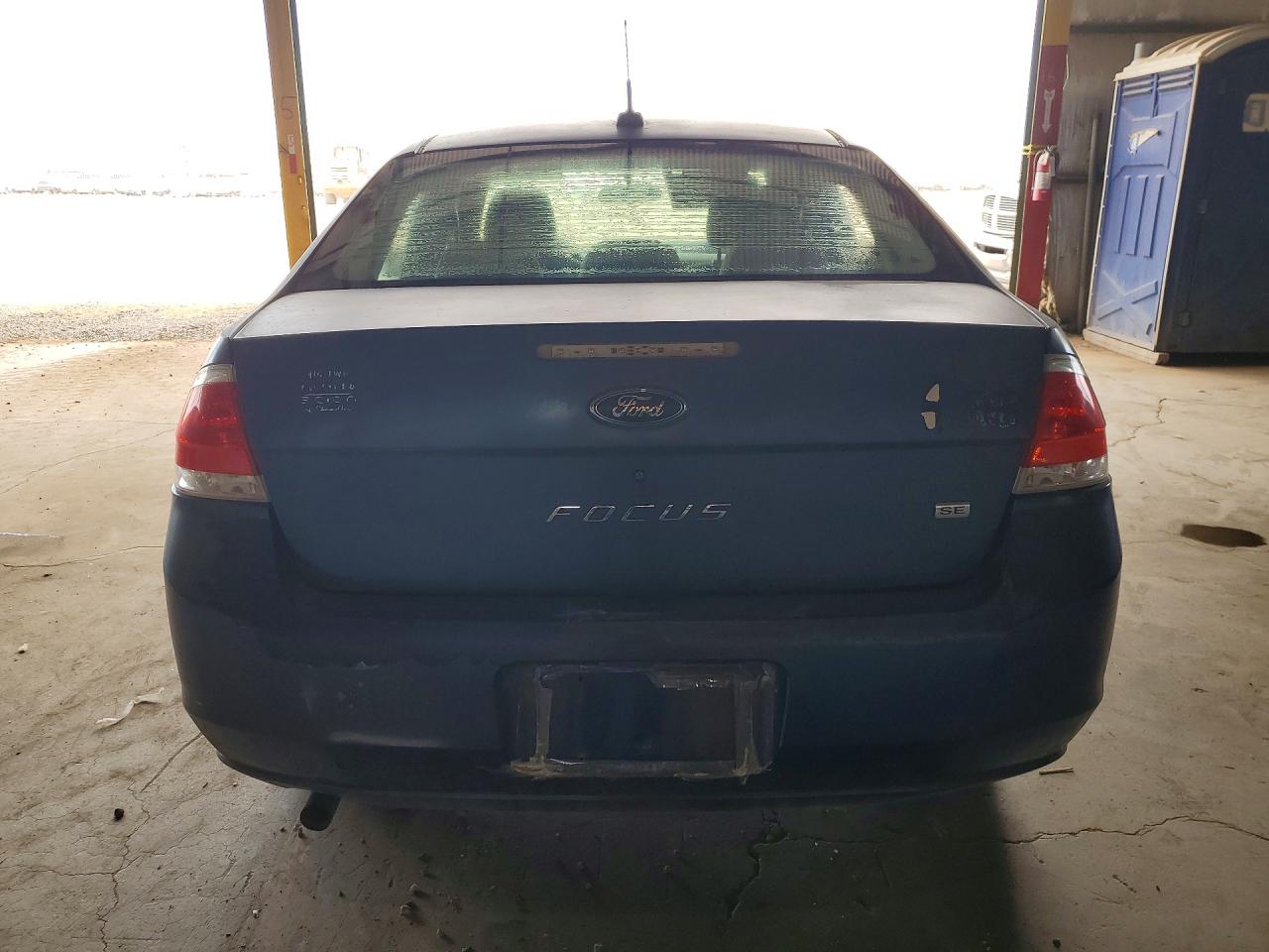 2009 Ford Focus Se Blue vin: 1FAHP35N79W235175