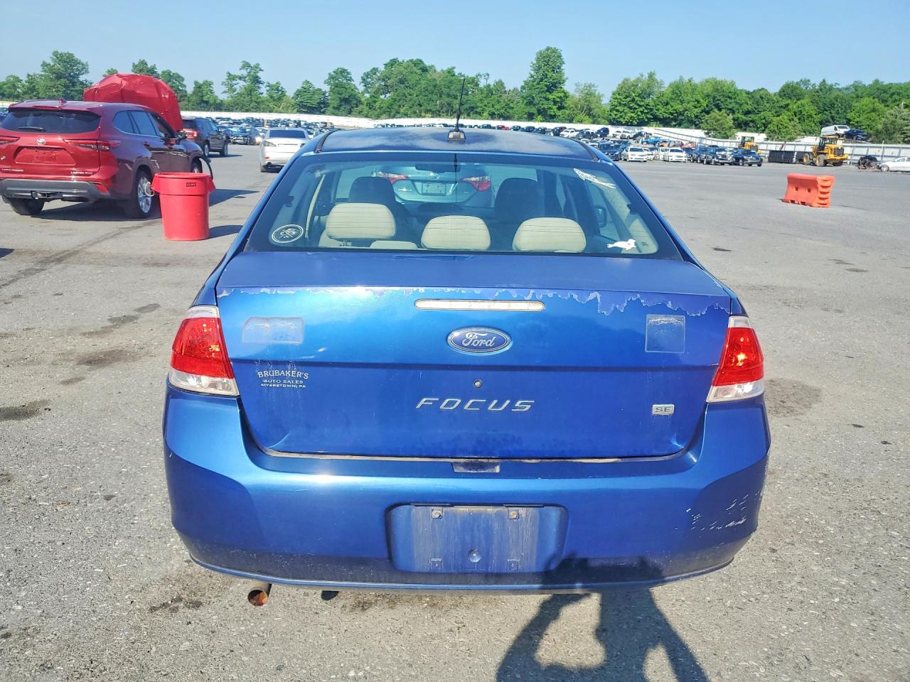 2009 Ford Focus Se Blue vin: 1FAHP35N79W247908