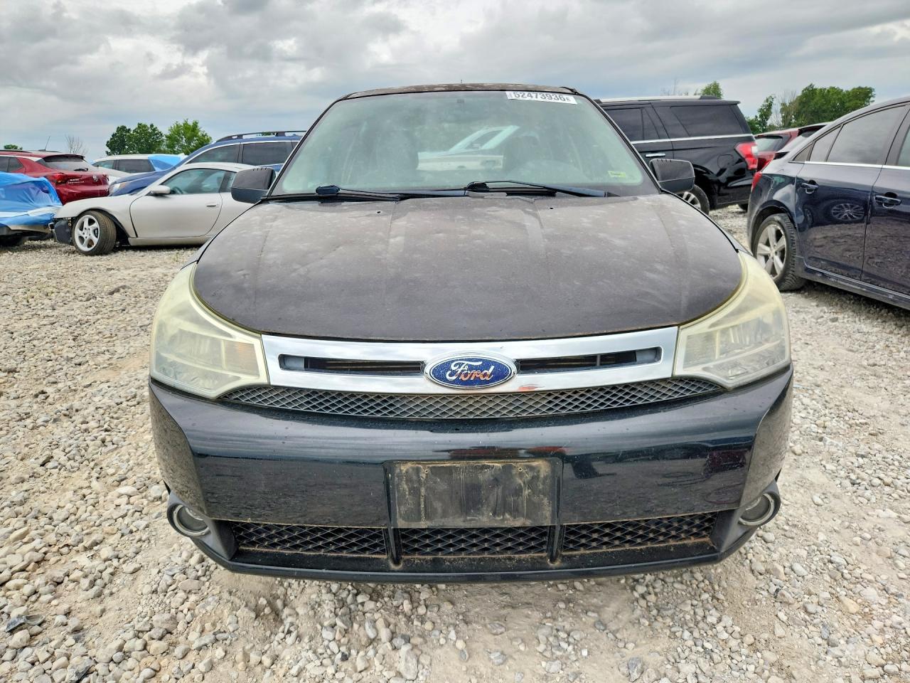 2008 Ford Focus Se Black vin: 1FAHP35N88W106425