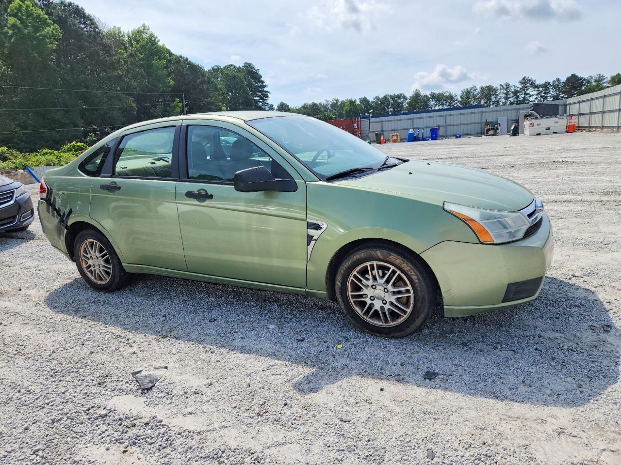 2008 Ford Focus Se Green vin: 1FAHP35N88W243283