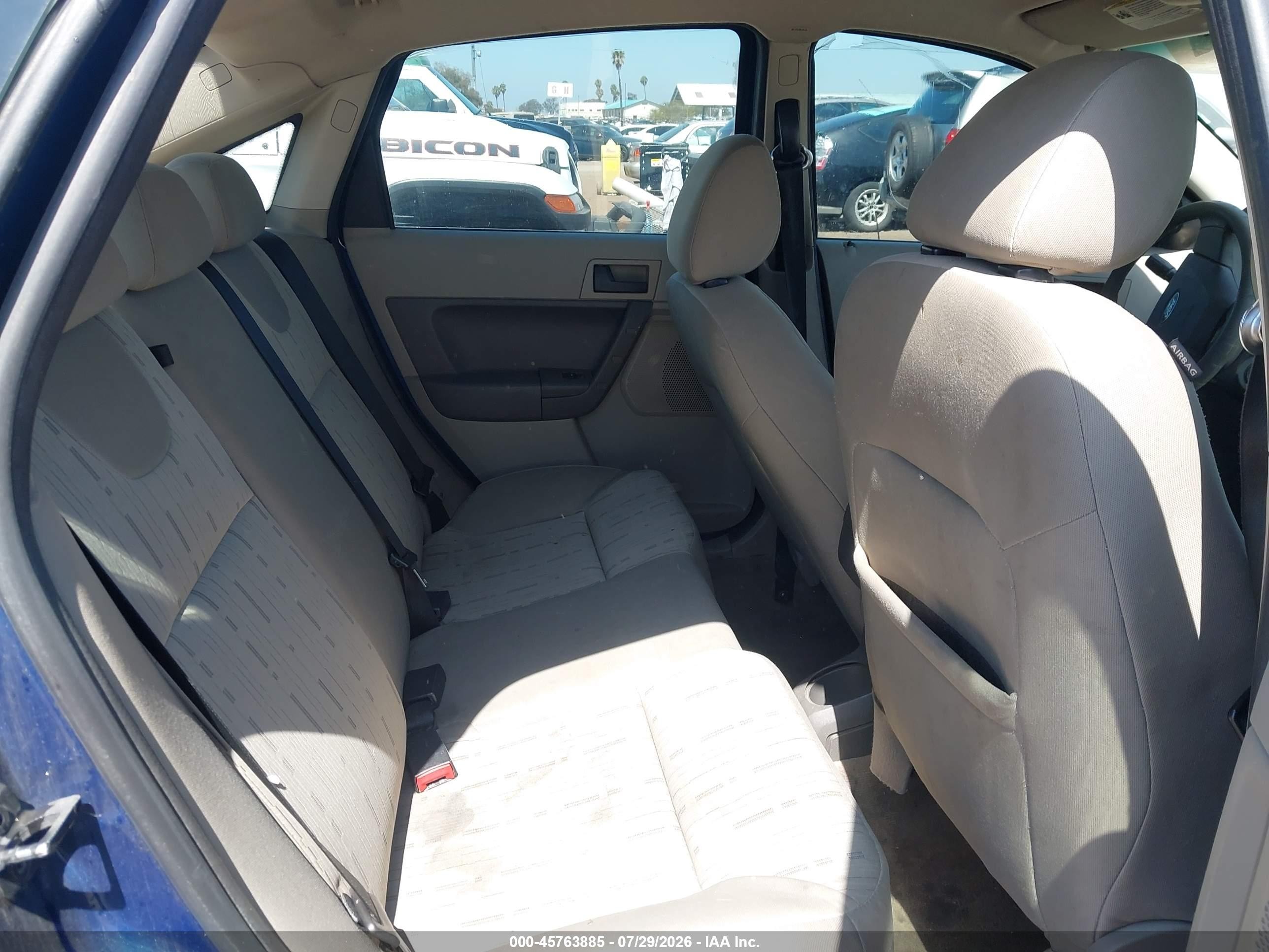 2009 Ford Focus Se Blue vin: 1FAHP35N89W103736