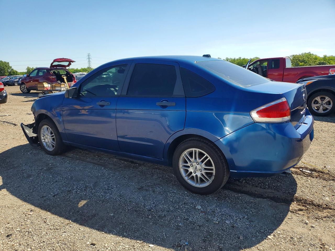 2009 Ford Focus Se Blue vin: 1FAHP35N89W205294