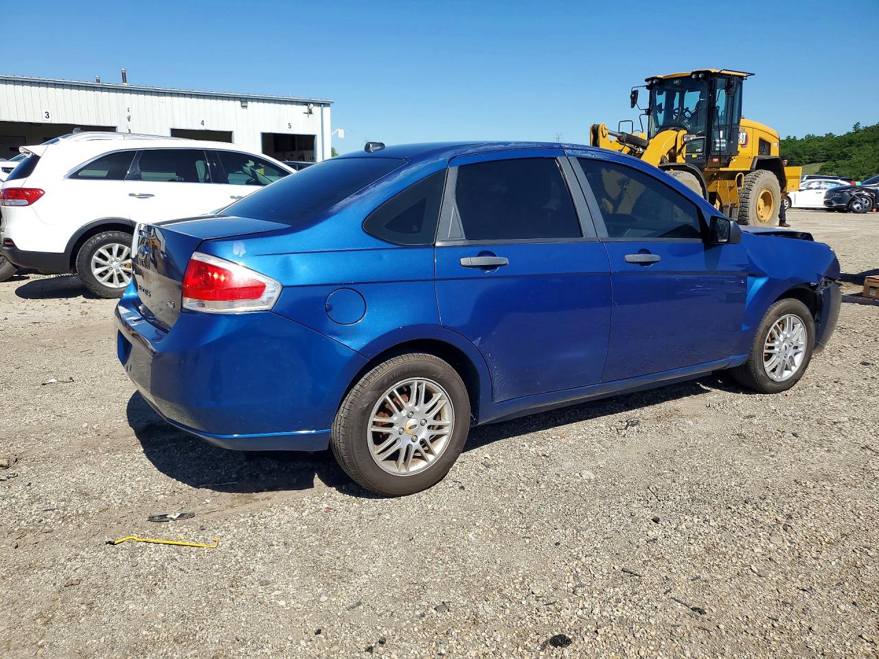 2009 Ford Focus Se Blue vin: 1FAHP35N89W205294