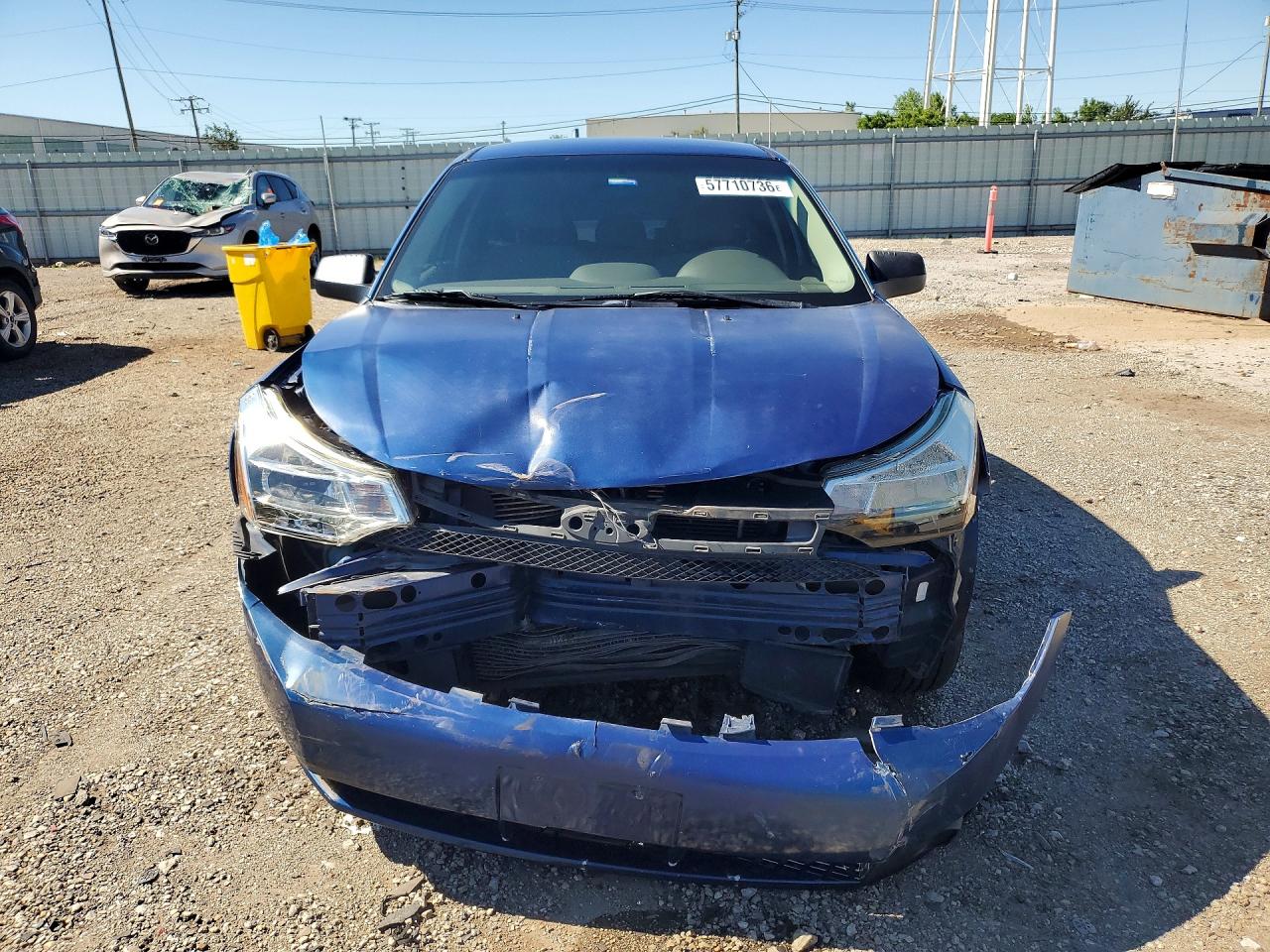 2009 Ford Focus Se Blue vin: 1FAHP35N89W205294