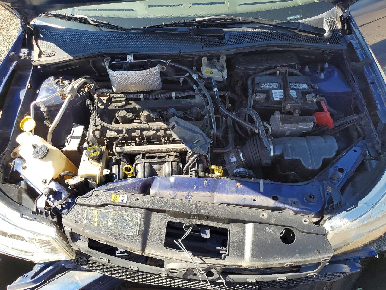 2009 Ford Focus Se Blue vin: 1FAHP35N89W205294