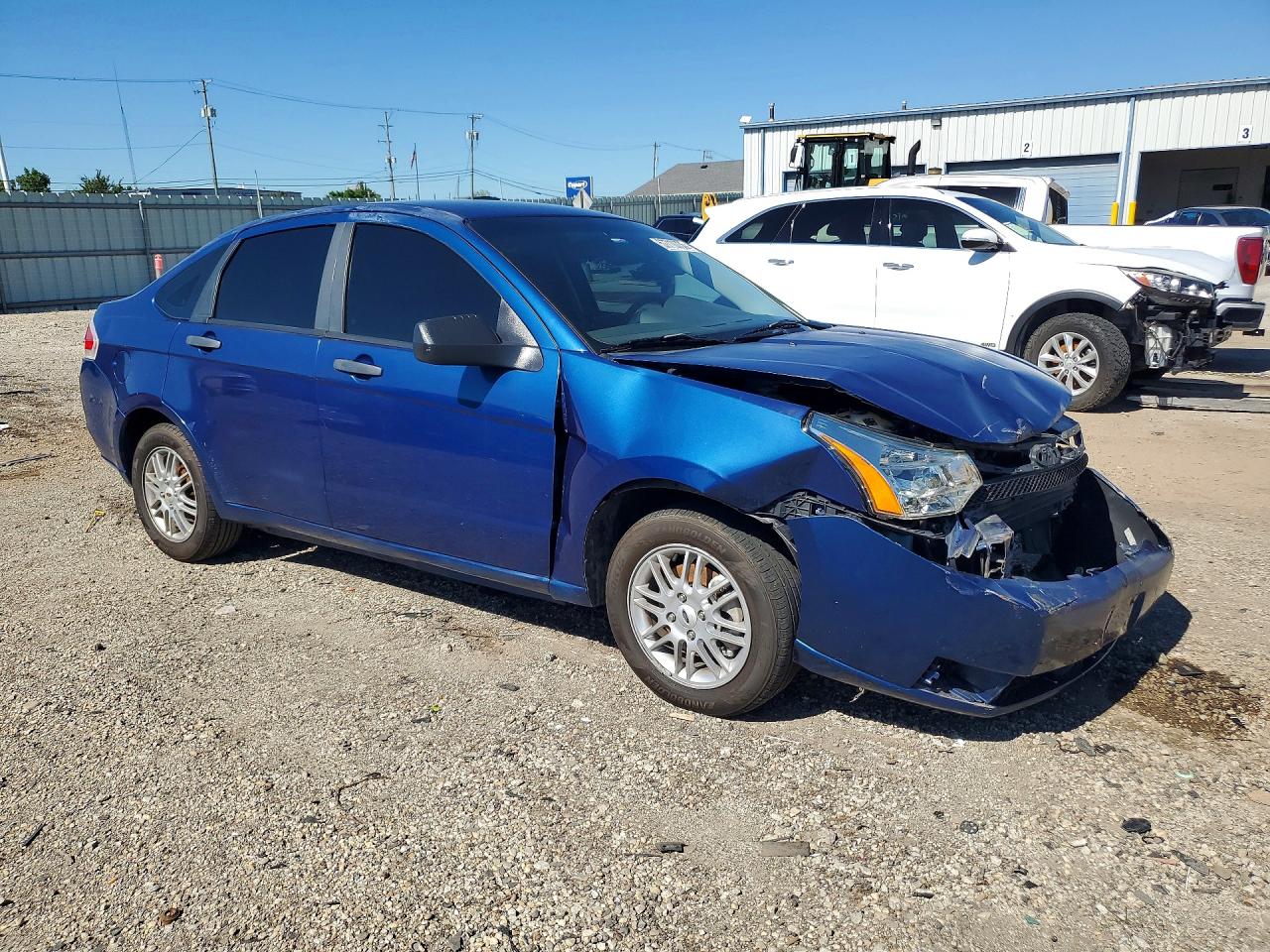 2009 Ford Focus Se Blue vin: 1FAHP35N89W205294