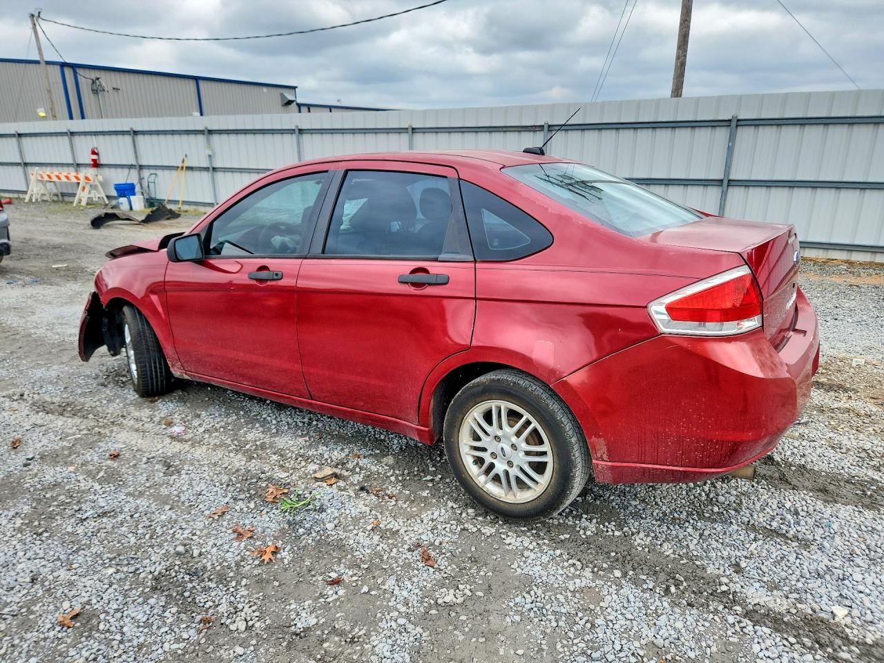 2009 Ford Focus Se Red vin: 1FAHP35N89W217168