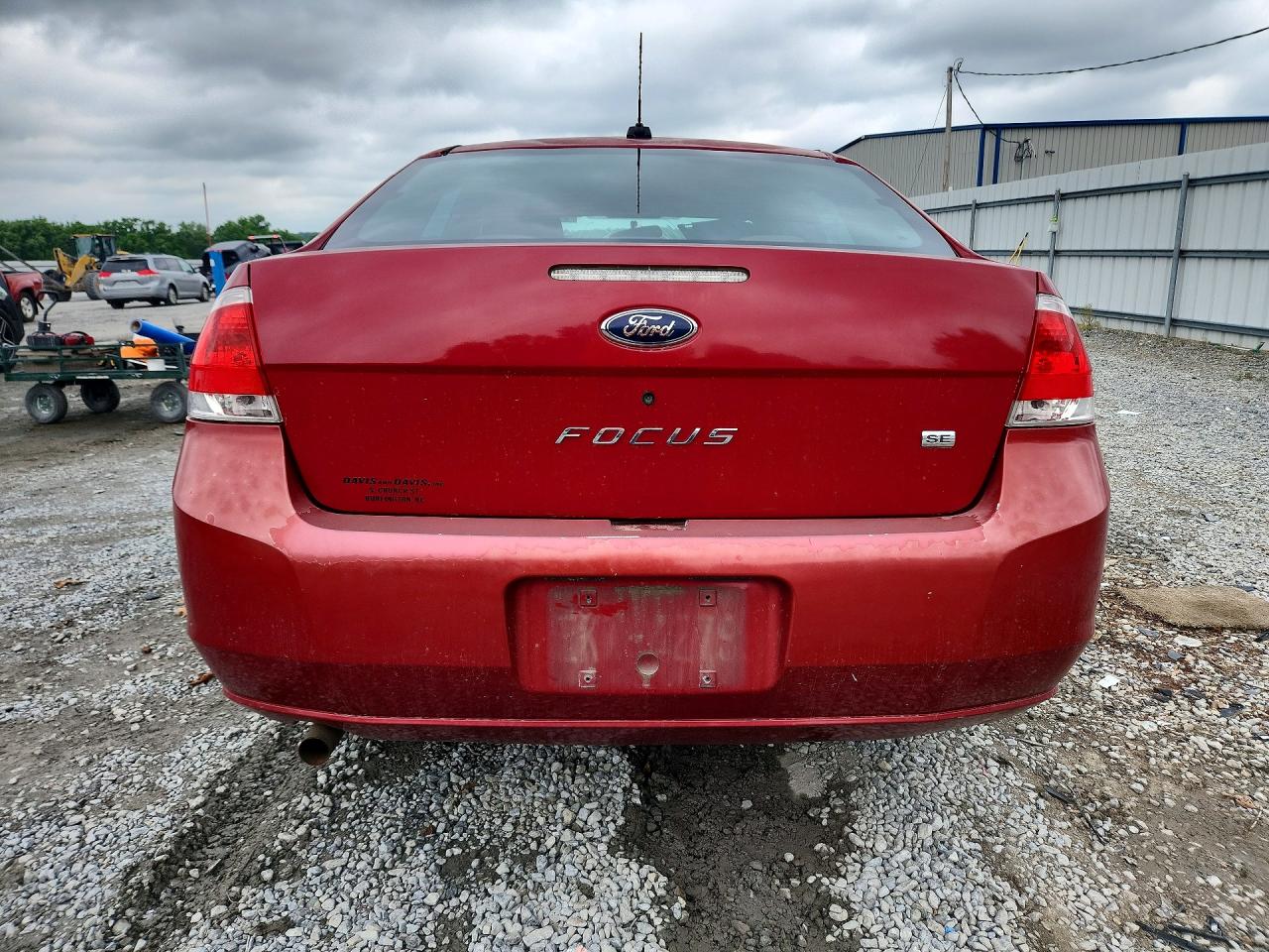 2009 Ford Focus Se Red vin: 1FAHP35N89W217168