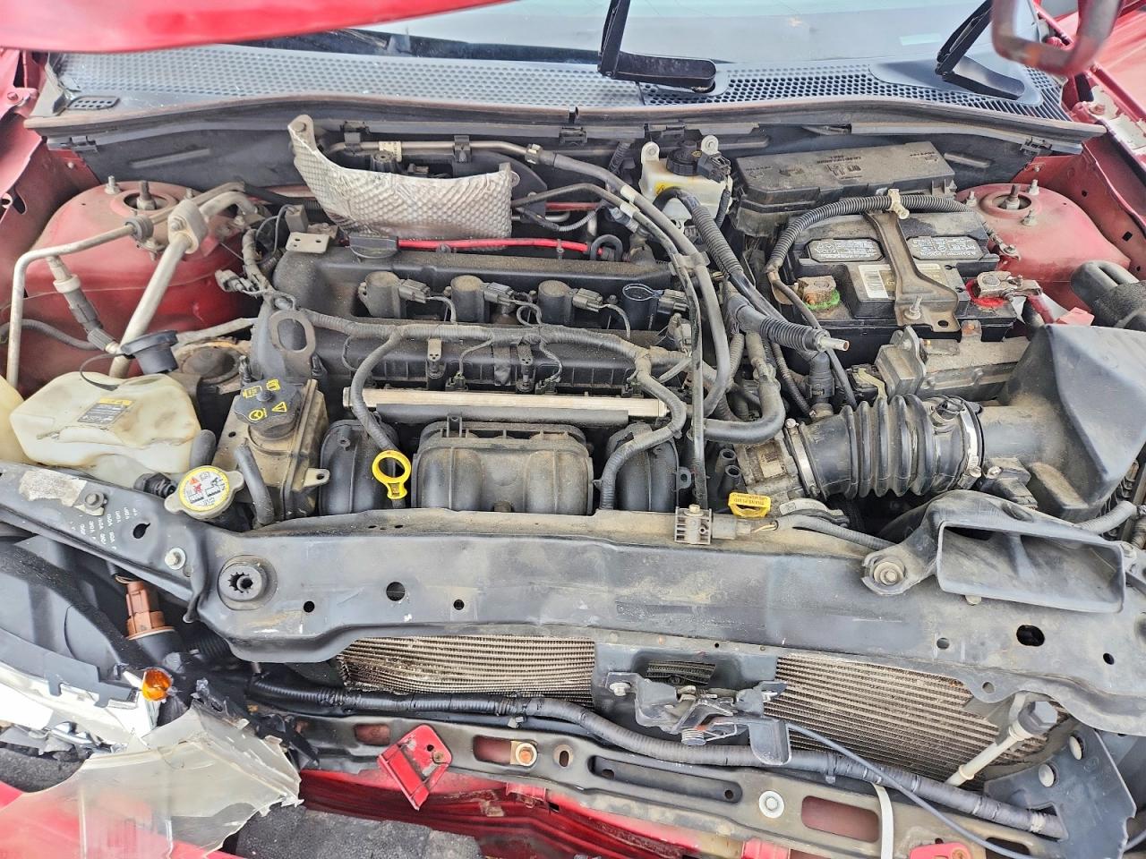 2009 Ford Focus Se Red vin: 1FAHP35N89W217168