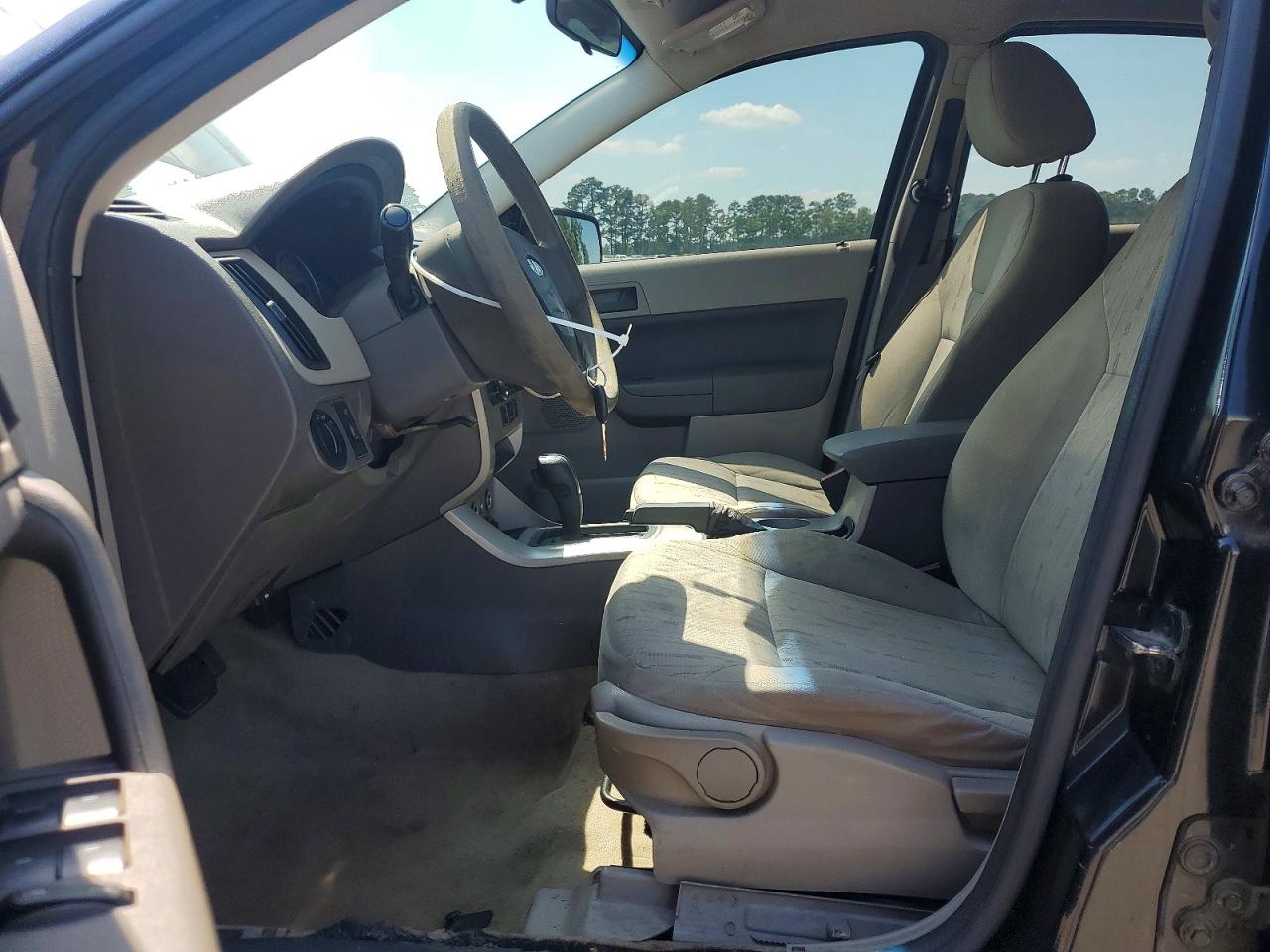 2009 Ford Focus Se Black vin: 1FAHP35N89W237405