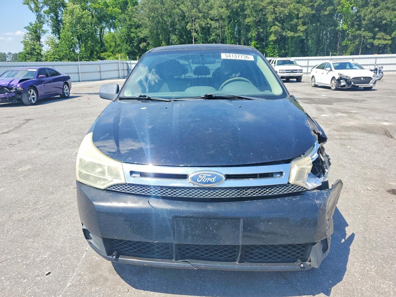 2009 Ford Focus Se Black vin: 1FAHP35N89W237405