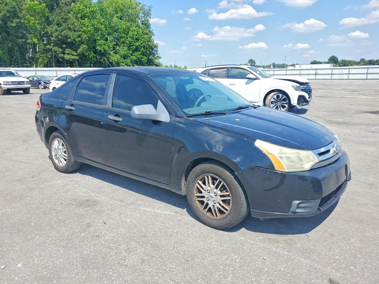 2009 Ford Focus Se Black vin: 1FAHP35N89W237405
