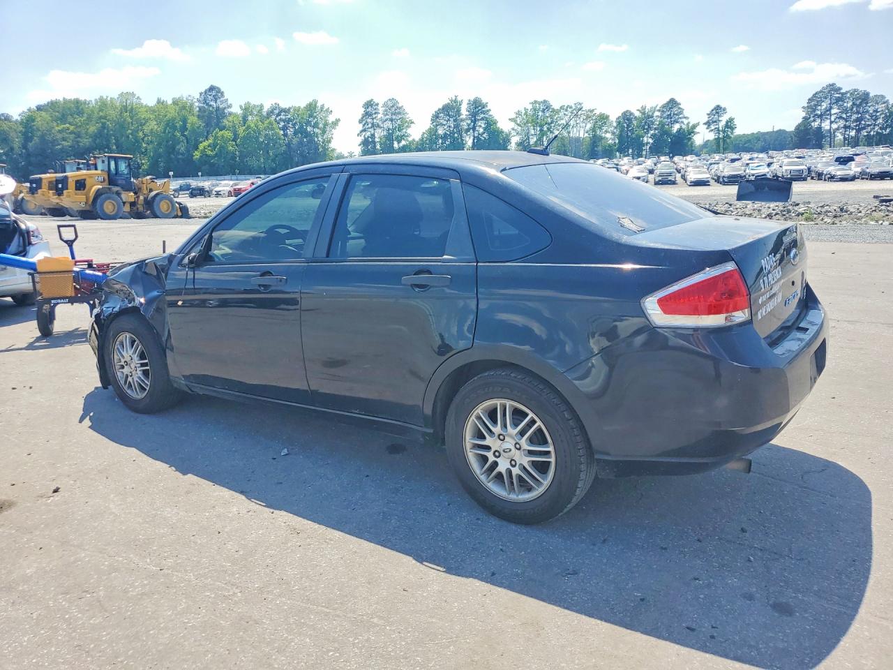 2009 Ford Focus Se Black vin: 1FAHP35N89W237405