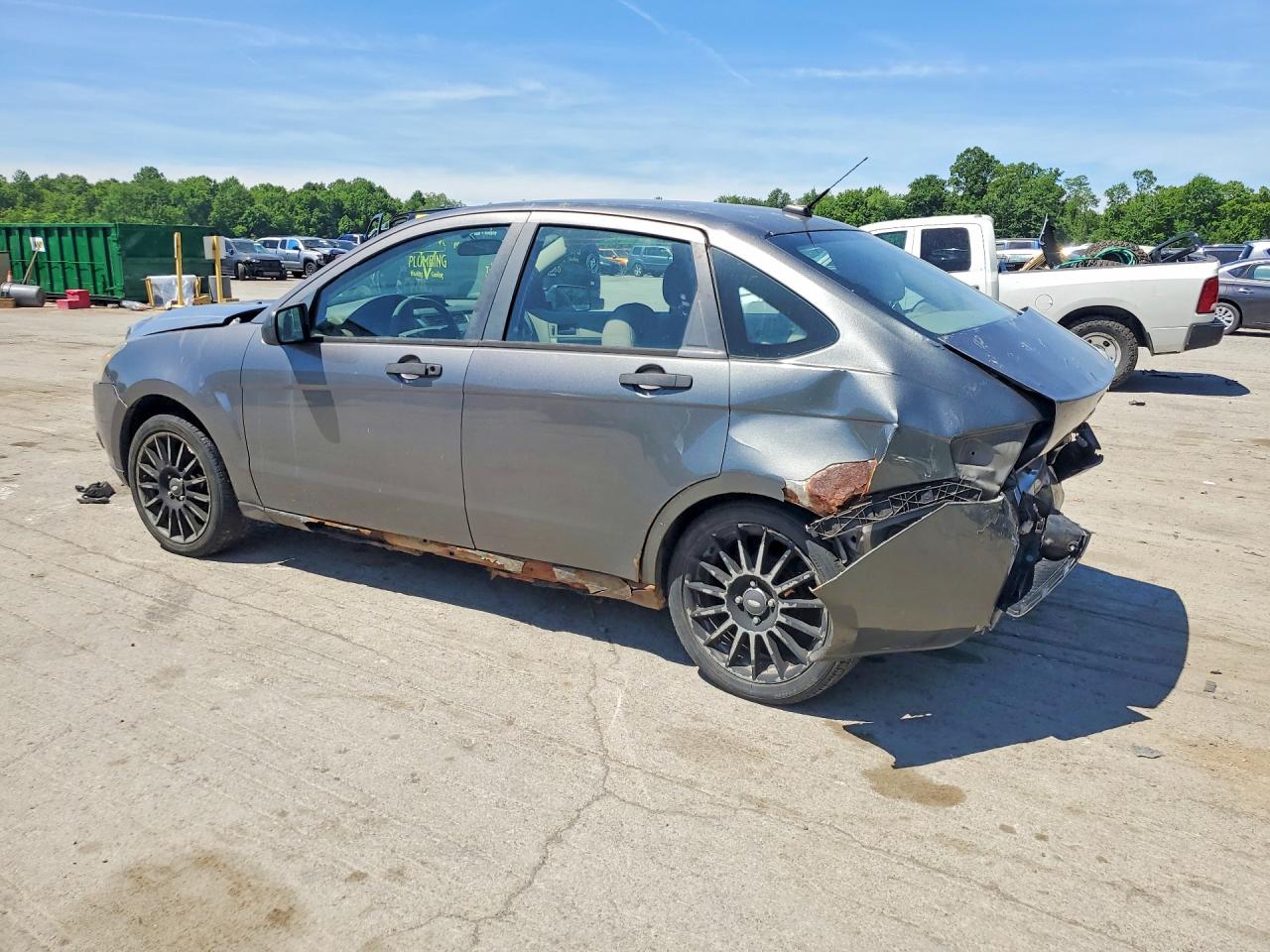 2009 Ford Focus Se Серый vin: 1FAHP35N89W244290