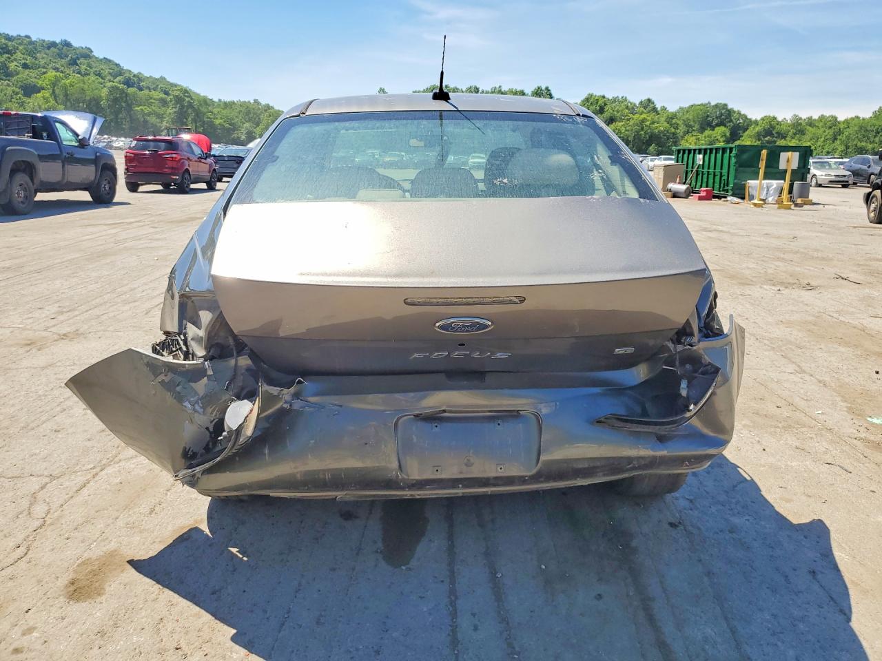 2009 Ford Focus Se Серый vin: 1FAHP35N89W244290