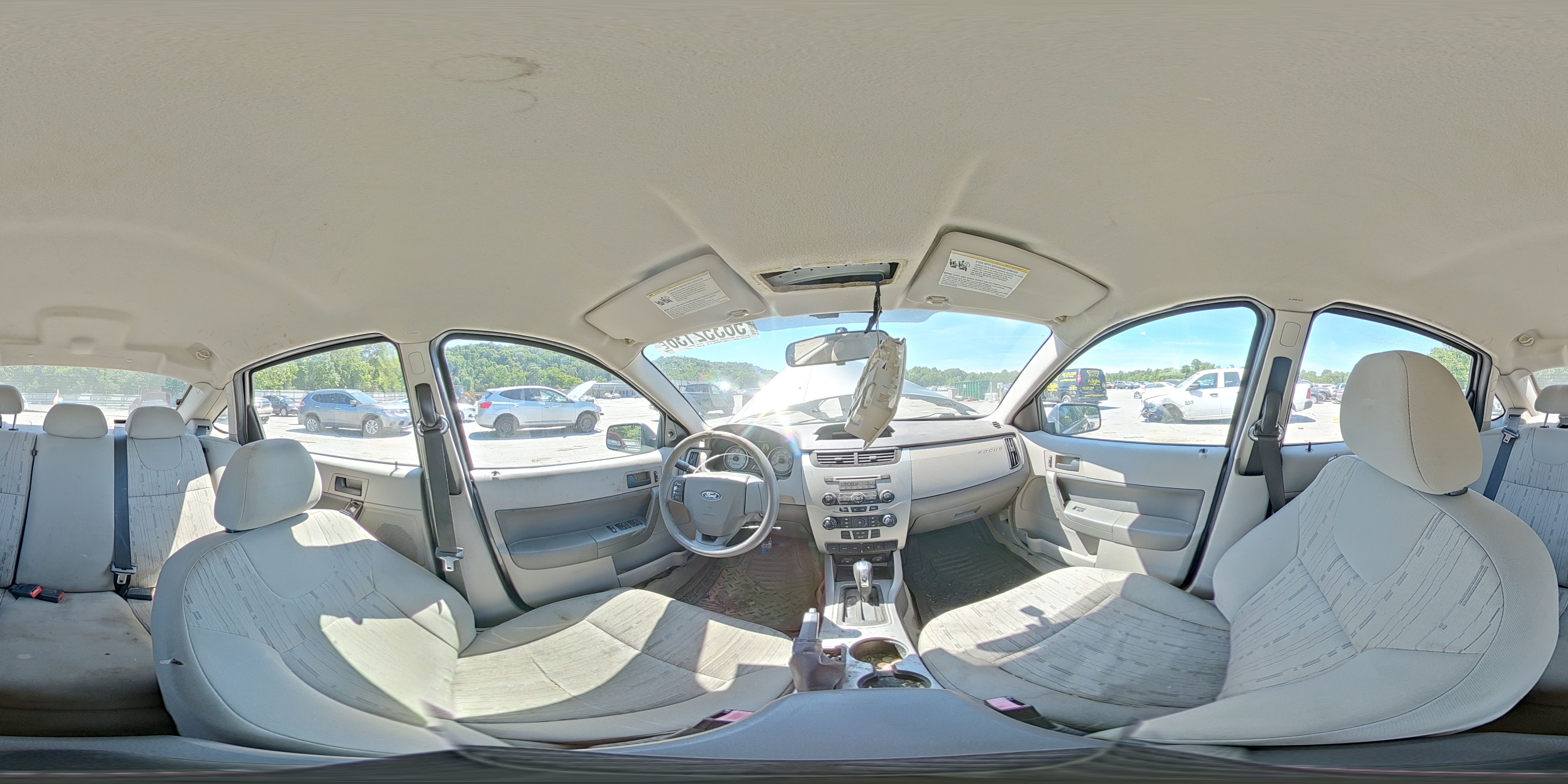 2009 Ford Focus Se Серый vin: 1FAHP35N89W244290