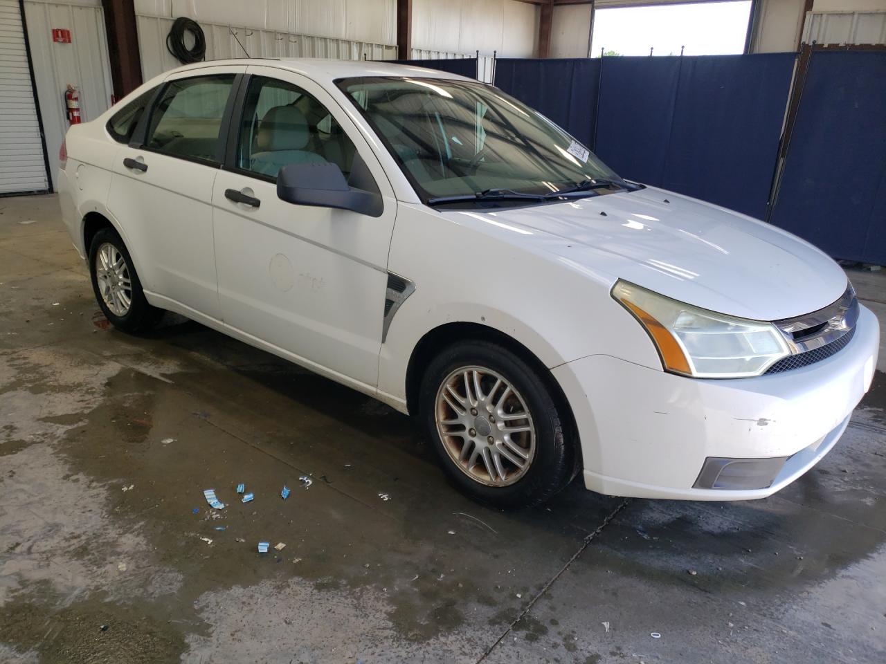 2008 Ford Focus Se White vin: 1FAHP35N98W182641 Damage: Right Front Door, Multiple Scratches Heavy, 3