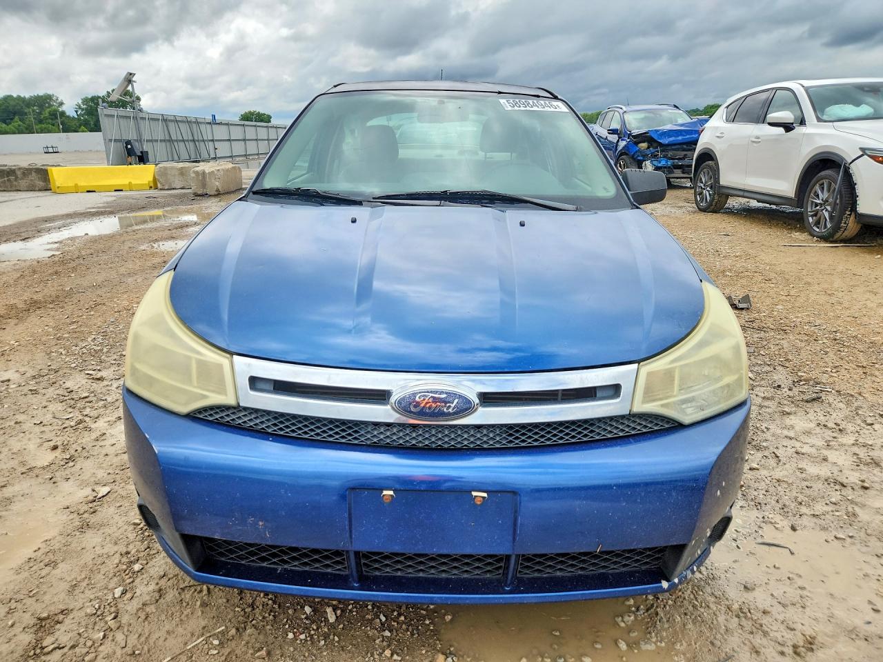 2008 Ford Focus Se Blue vin: 1FAHP35N98W183739