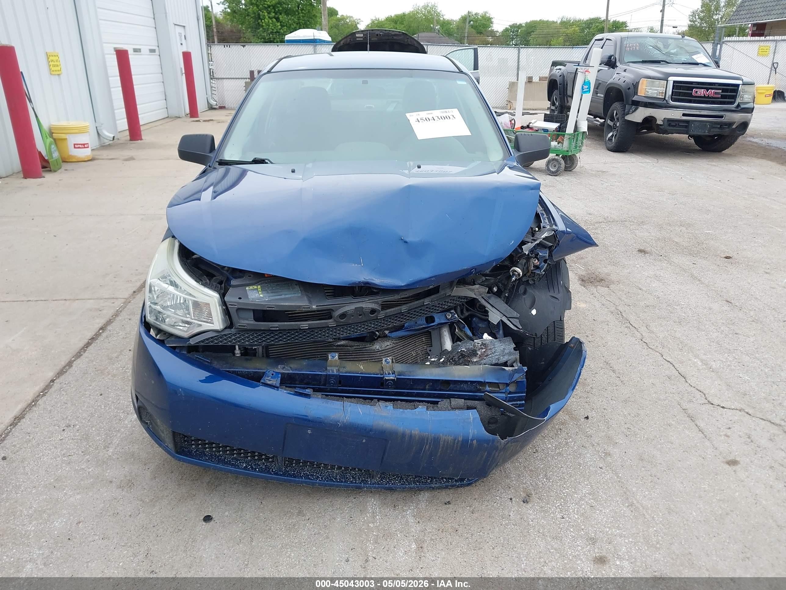 2008 Ford Focus Se/ses Blue vin: 1FAHP35N98W227335