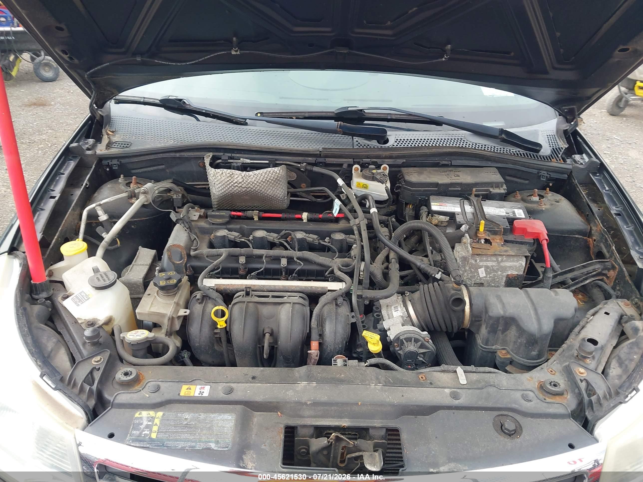 2008 Ford Focus Se/ses Black vin: 1FAHP35N98W241753