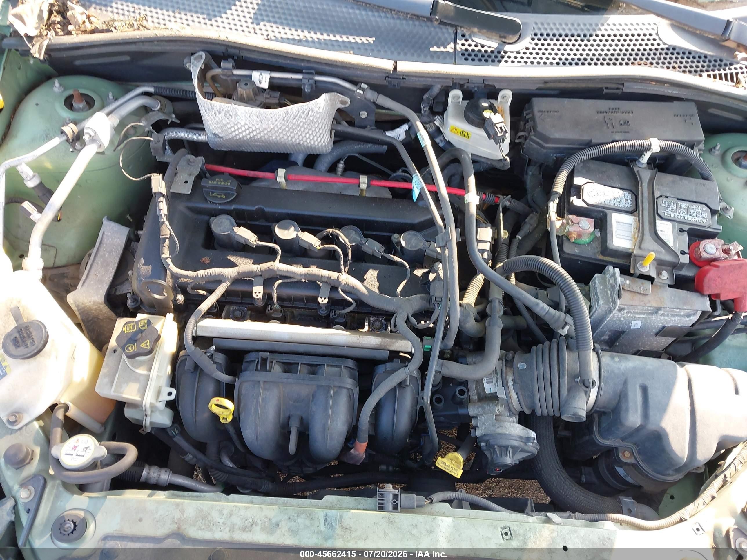 2008 Ford Focus Se/ses Green vin: 1FAHP35N98W259864
