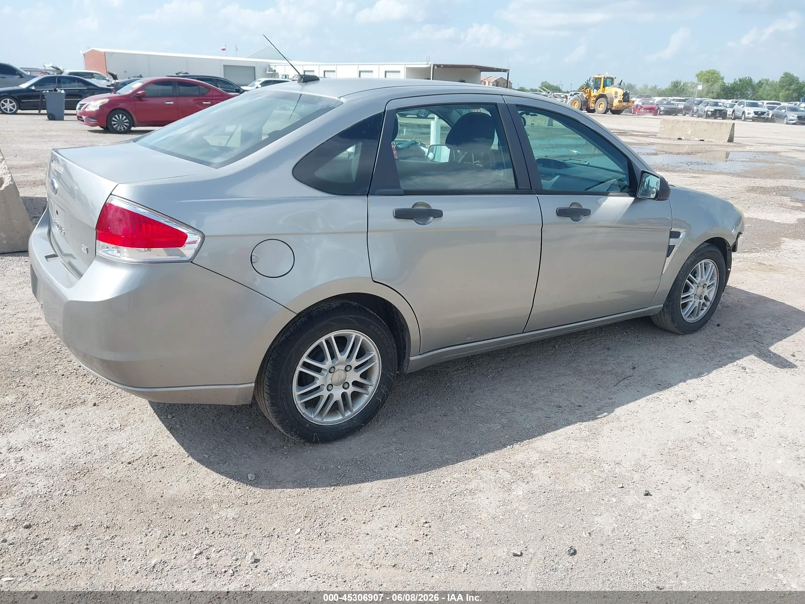 2008 Ford Focus Se/ses Серый vin: 1FAHP35N98W278771