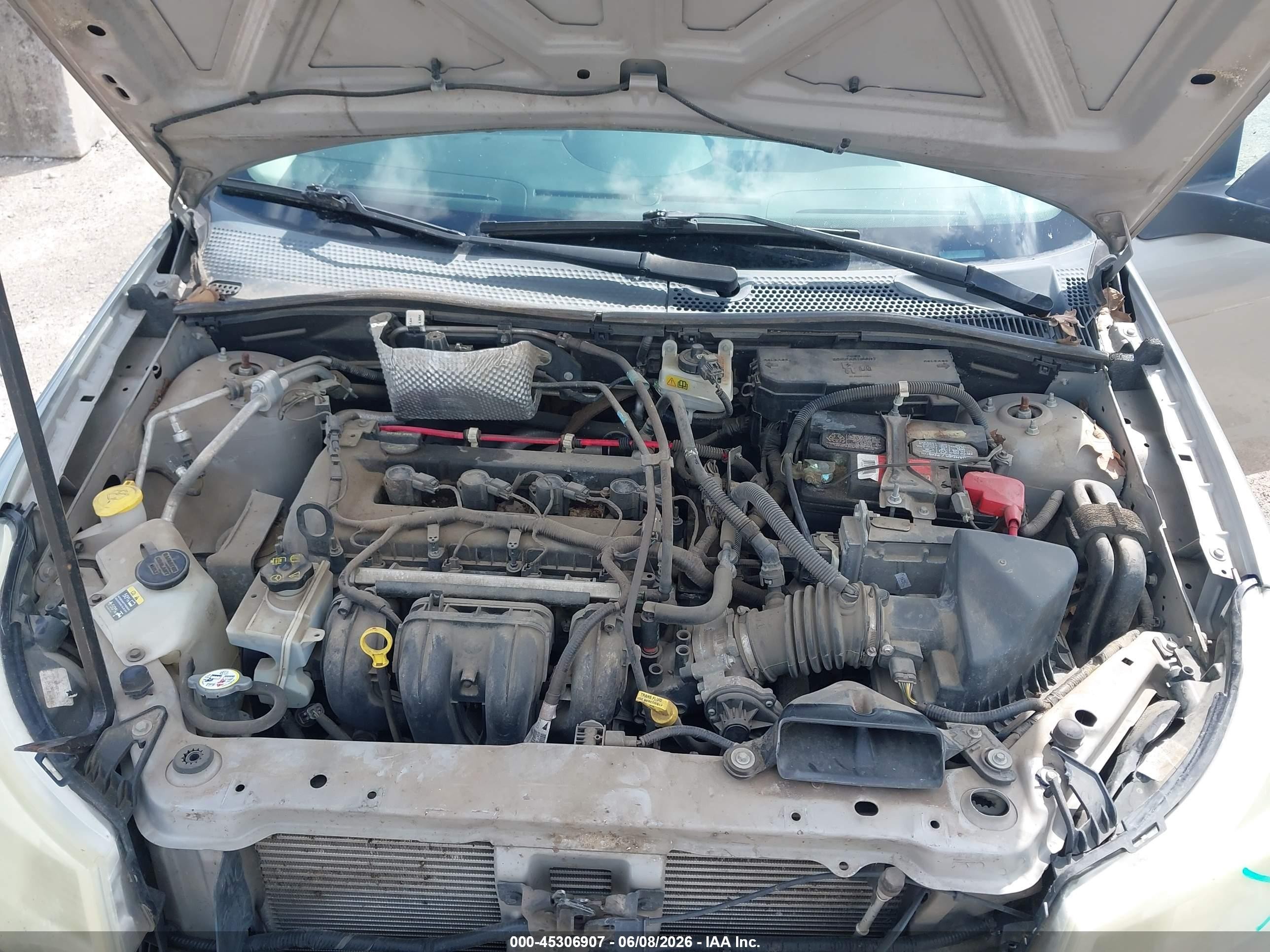 2008 Ford Focus Se/ses Серый vin: 1FAHP35N98W278771