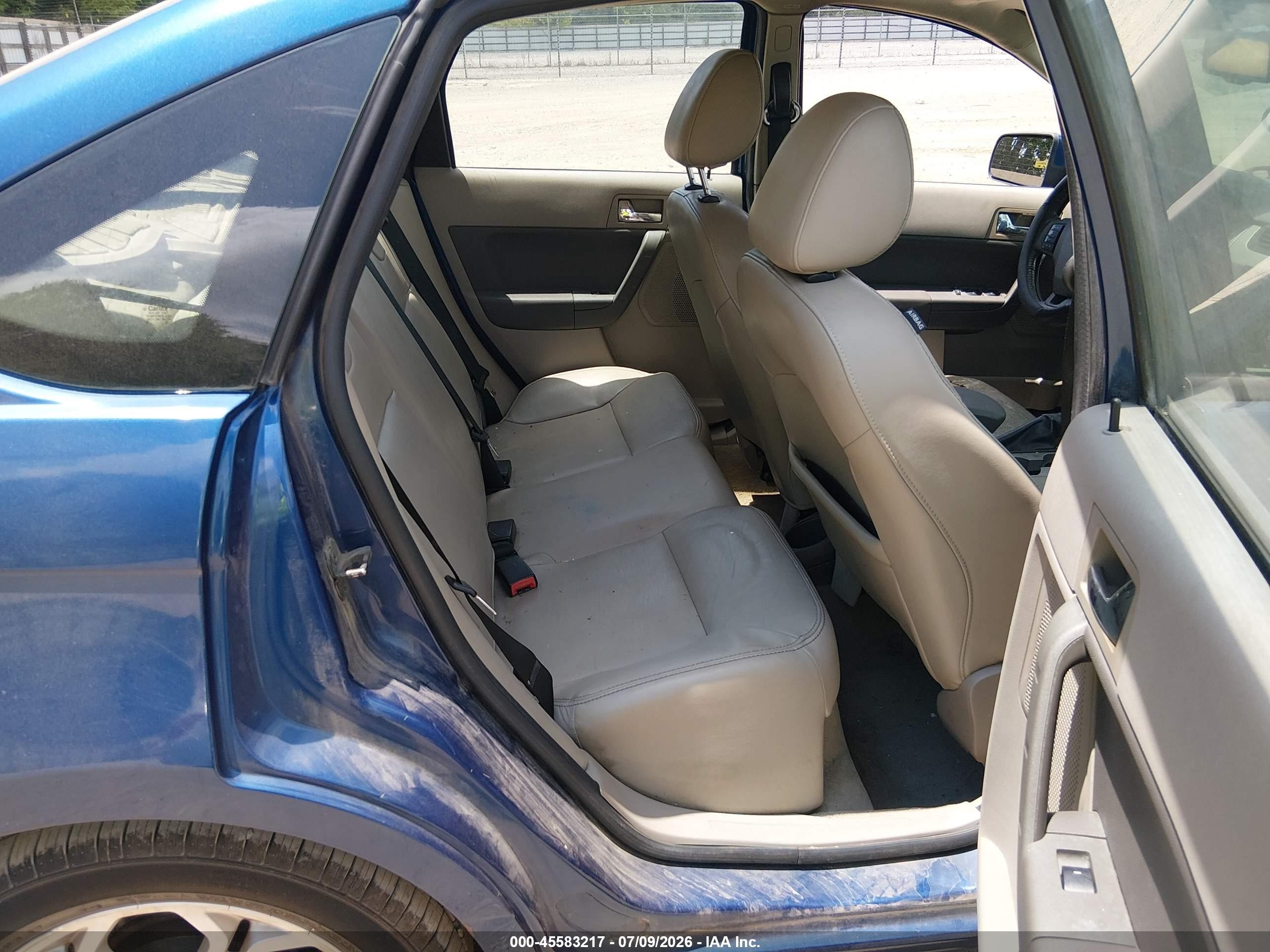 2008 Ford Focus Se/ses Синий vin: 1FAHP35N98W280150
